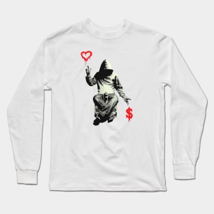 Love Or Money Card Game Long Sleeve T-Shirt